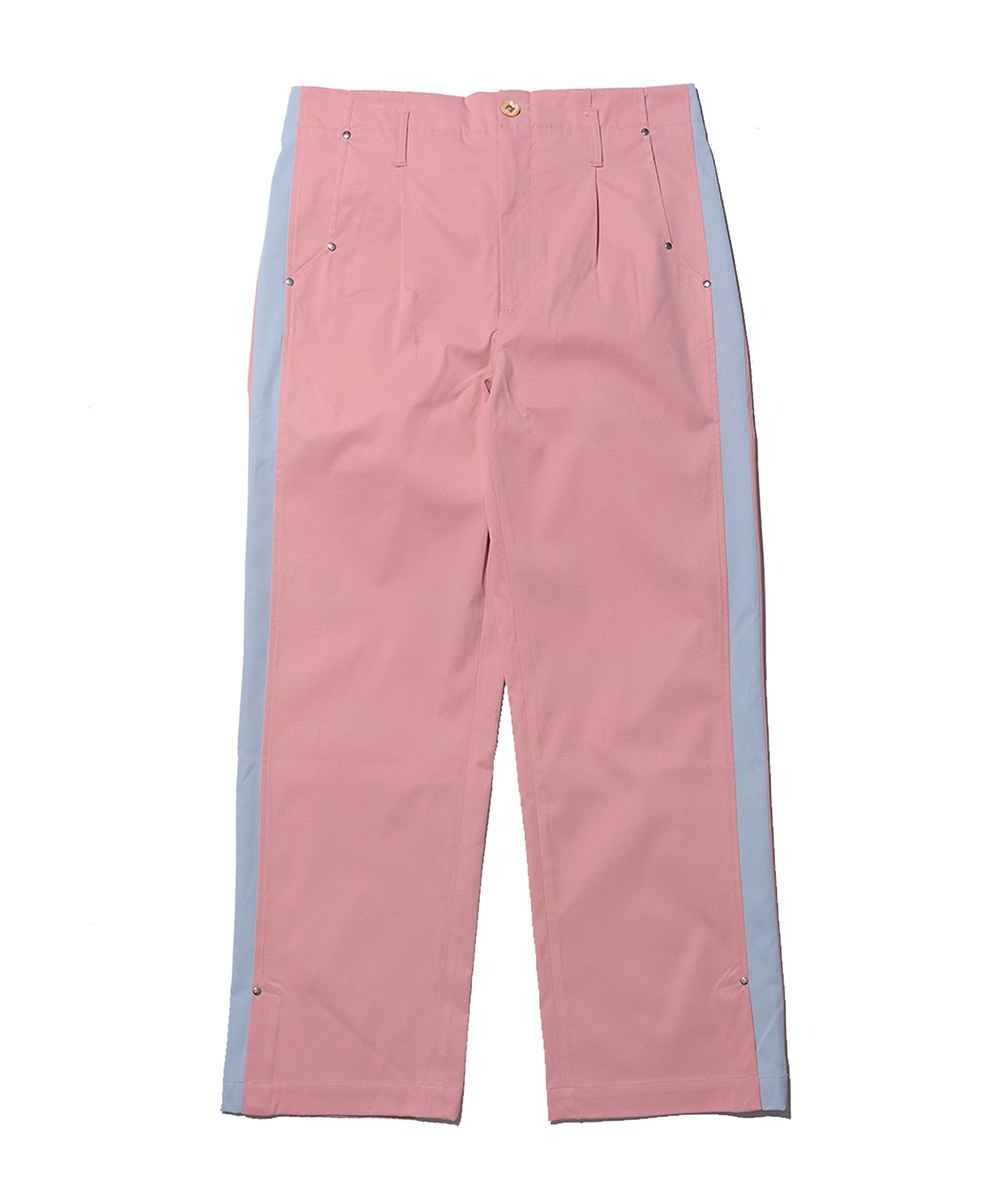 拼接休閒長褲 spliced slacks