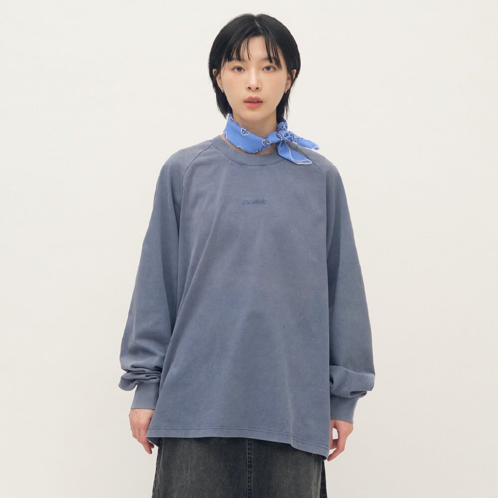 小P社長刺繡水洗長袖TEE