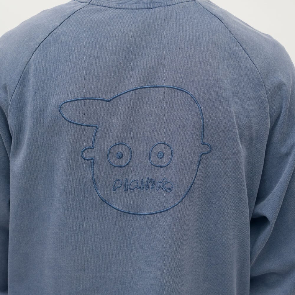 小P社長刺繡水洗長袖TEE