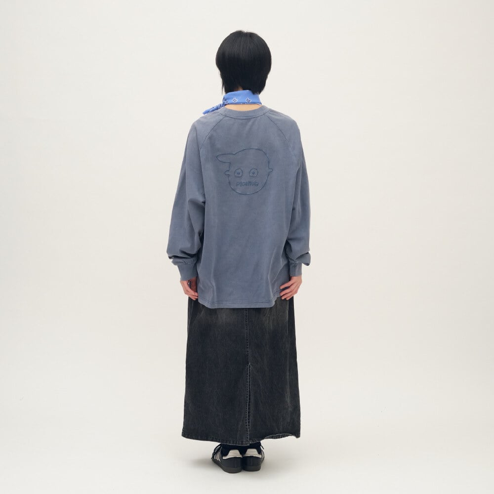 小P社長刺繡水洗長袖TEE