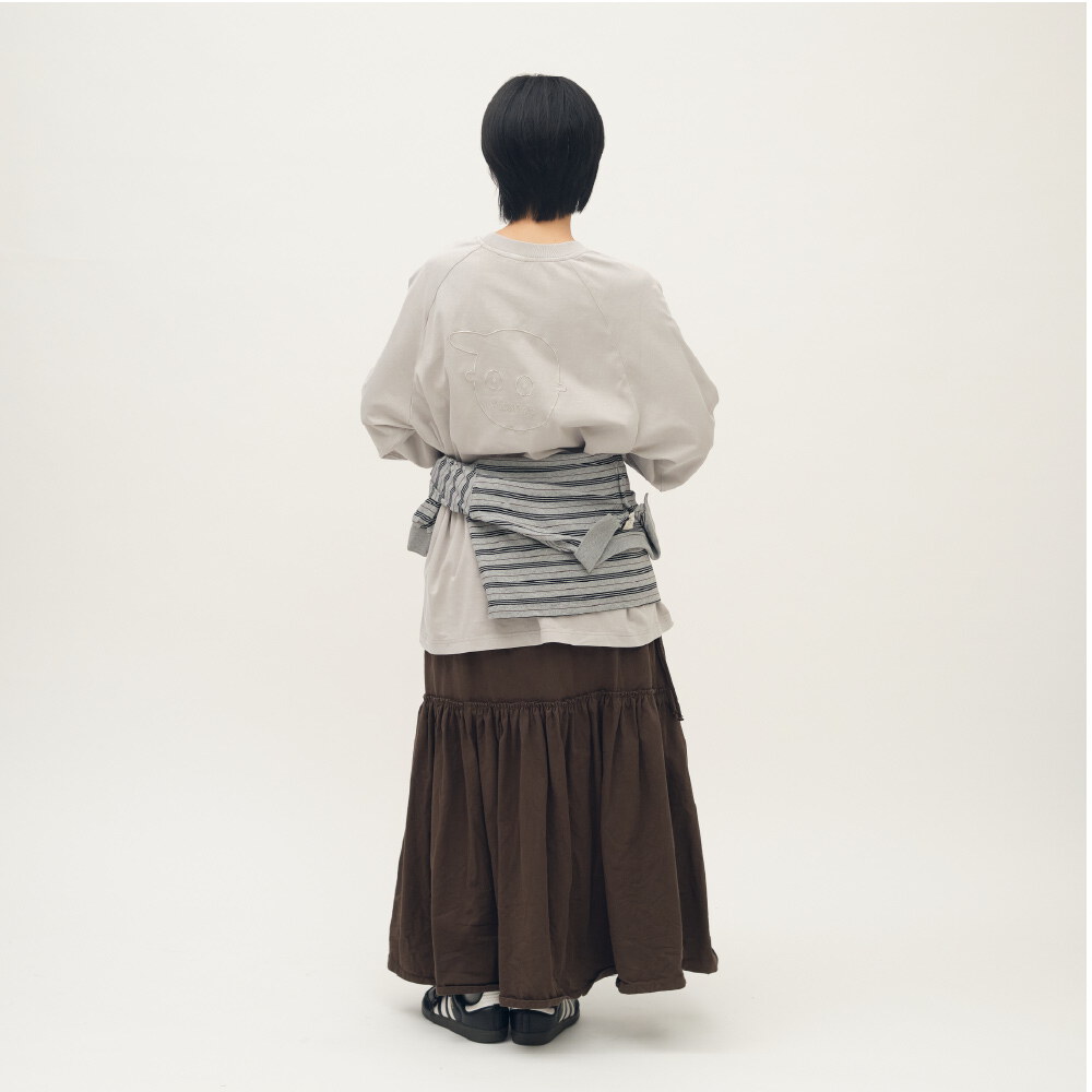 小P社長刺繡水洗長袖TEE