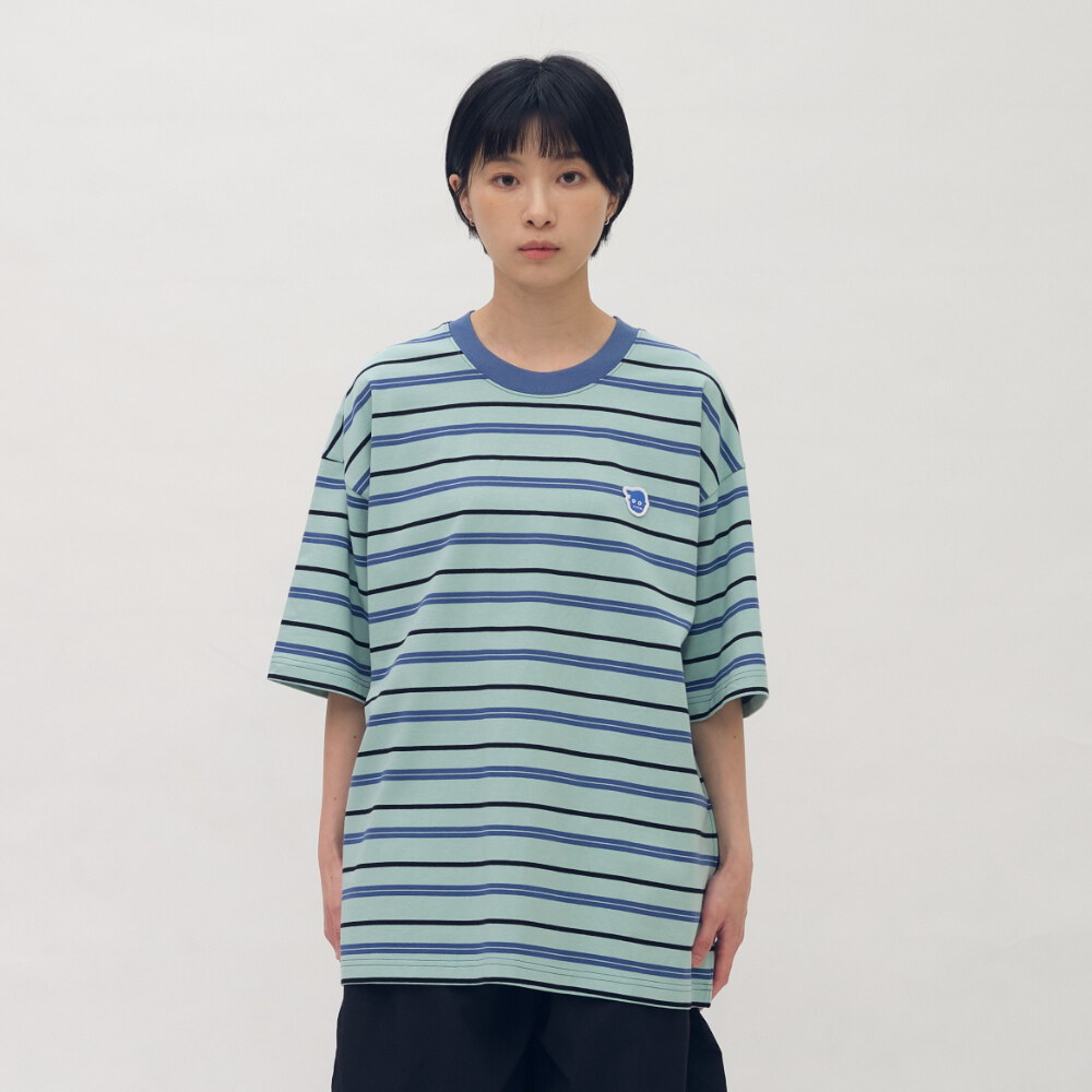 小P社長條紋短袖TEE