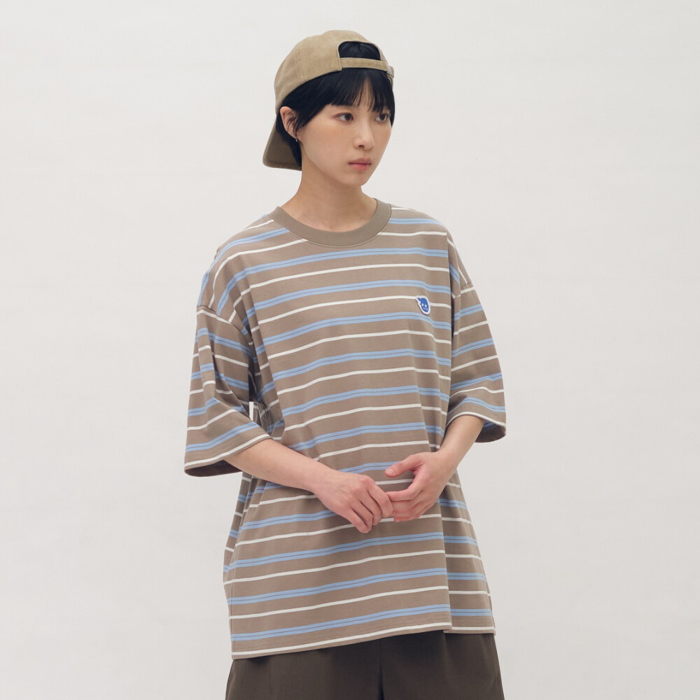 小P社長條紋短袖TEE