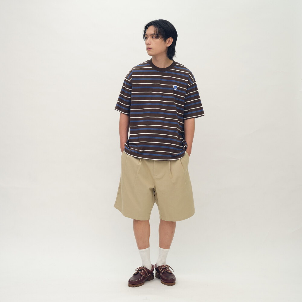 小P社長條紋短袖TEE