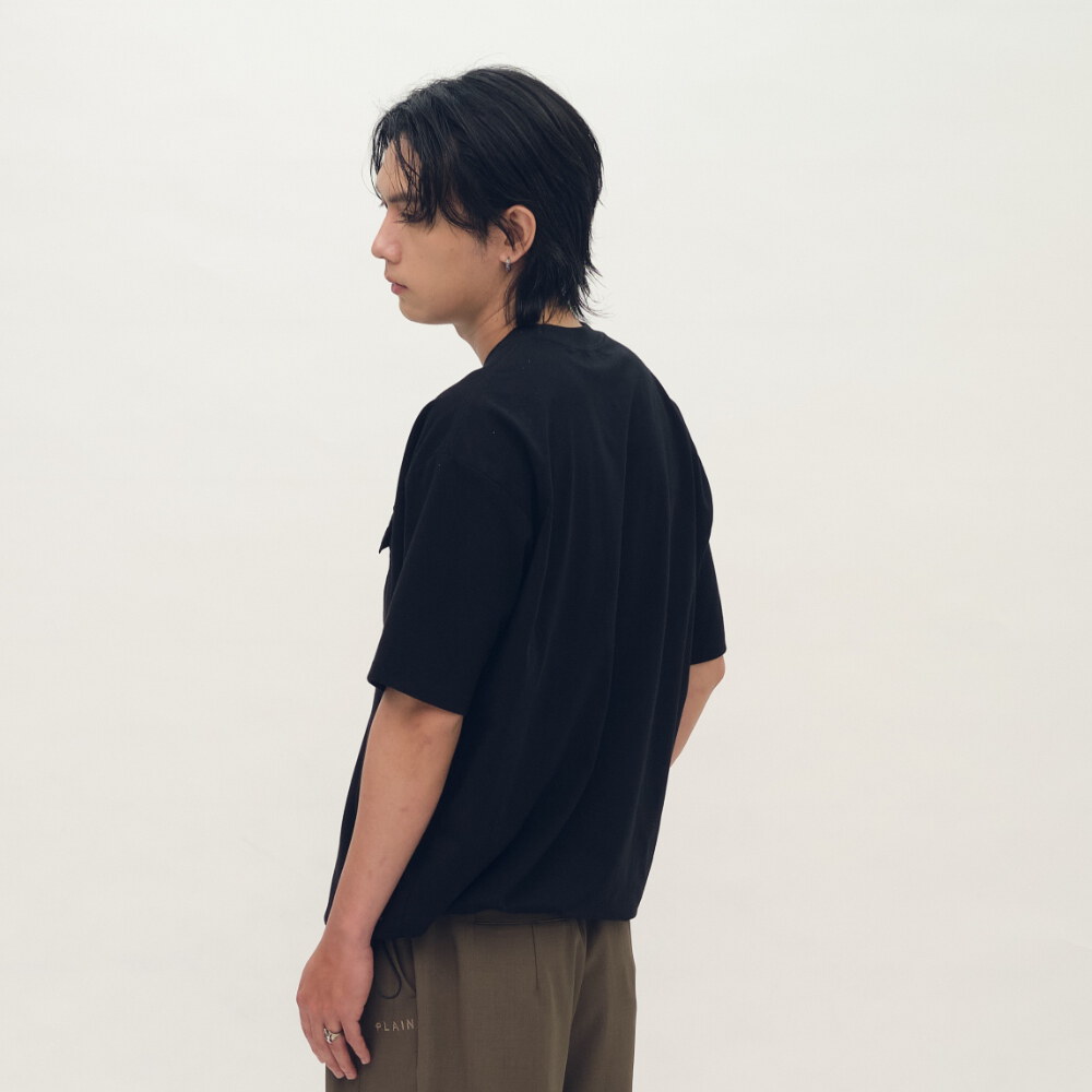 小P社長防潑水口袋短TEE