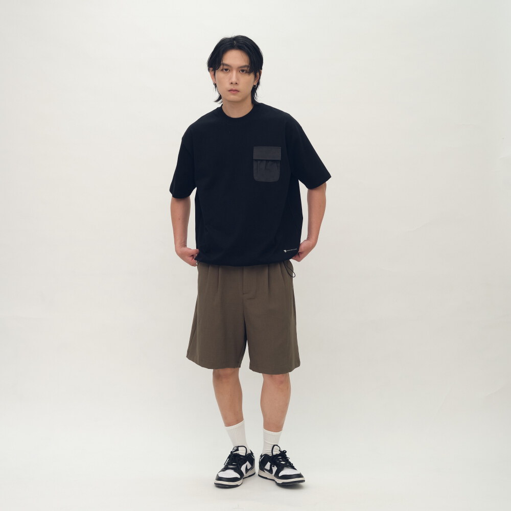 小P社長防潑水口袋短TEE