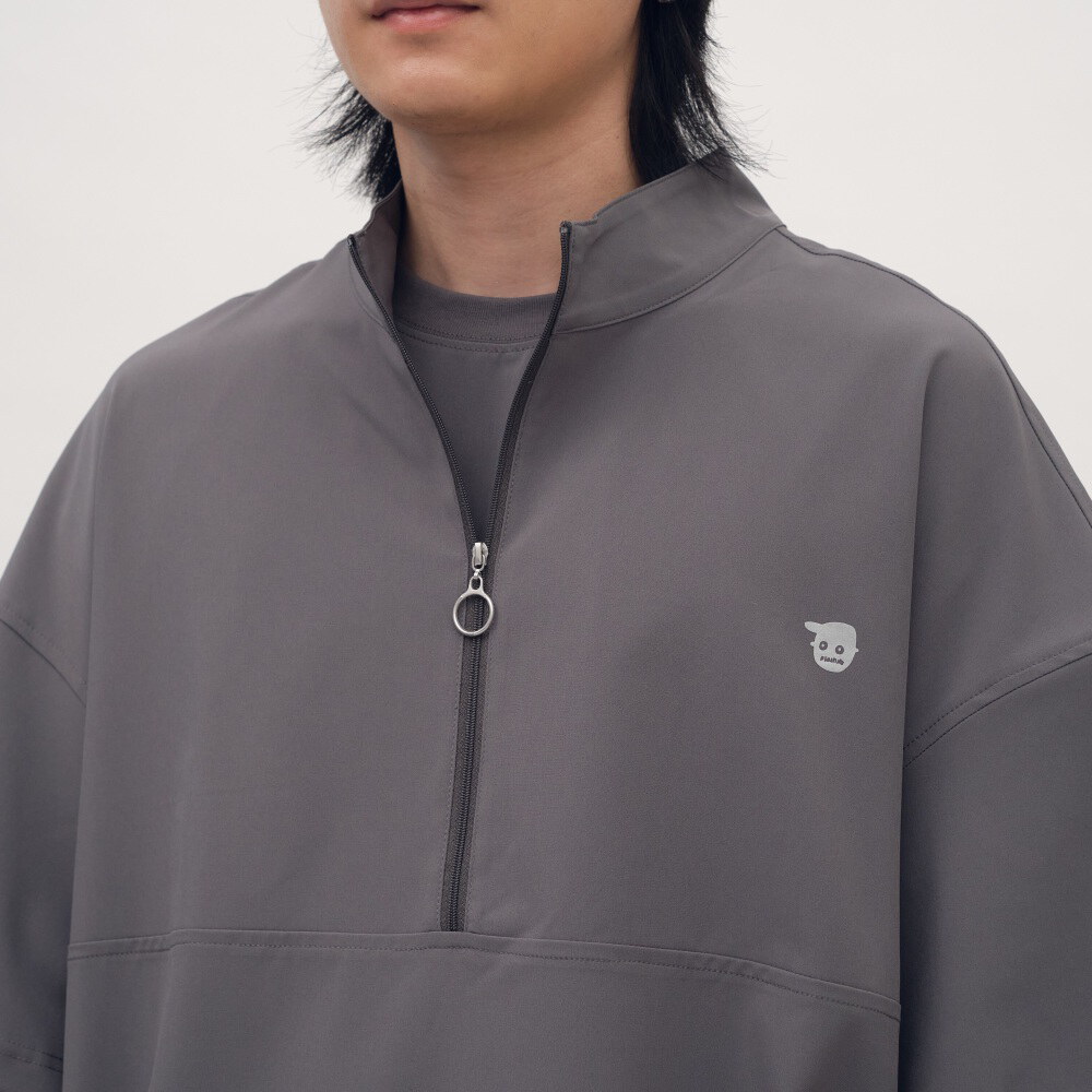 小P社長吸濕快乾半門襟上衣