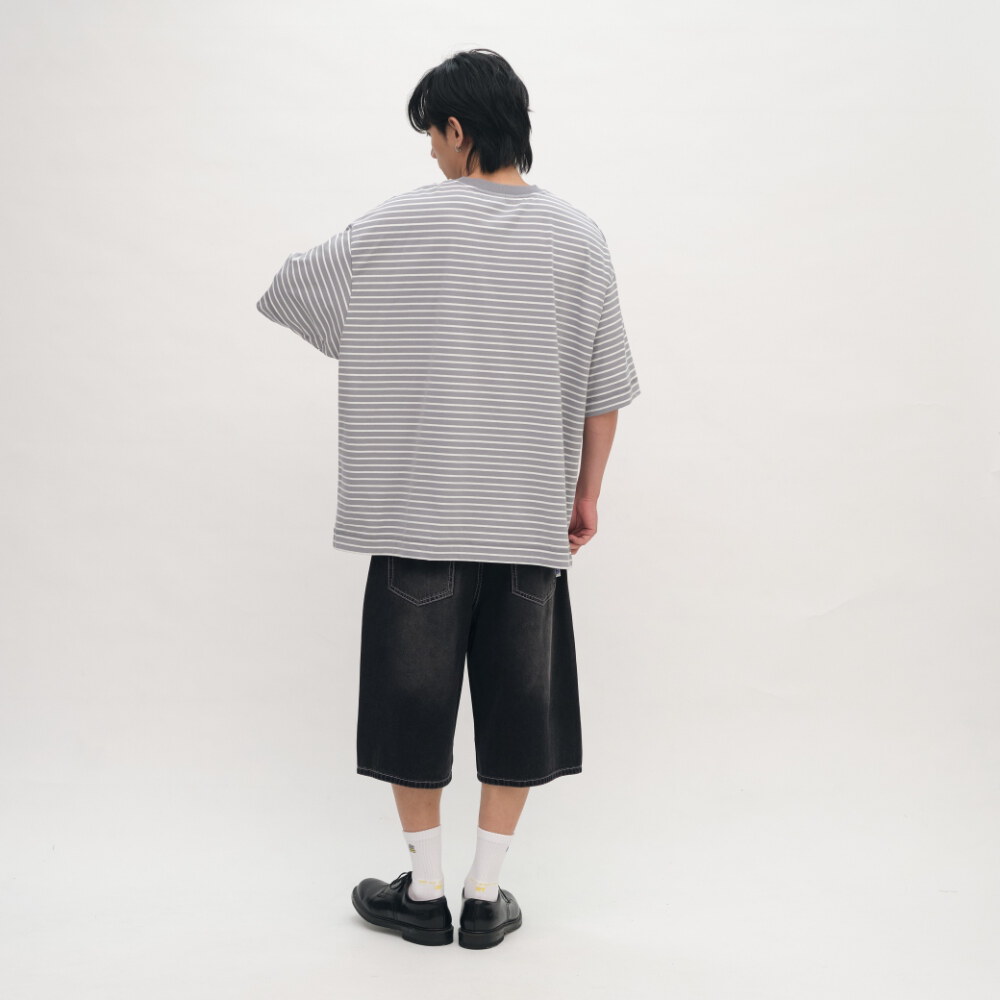 小P社長條紋TEE