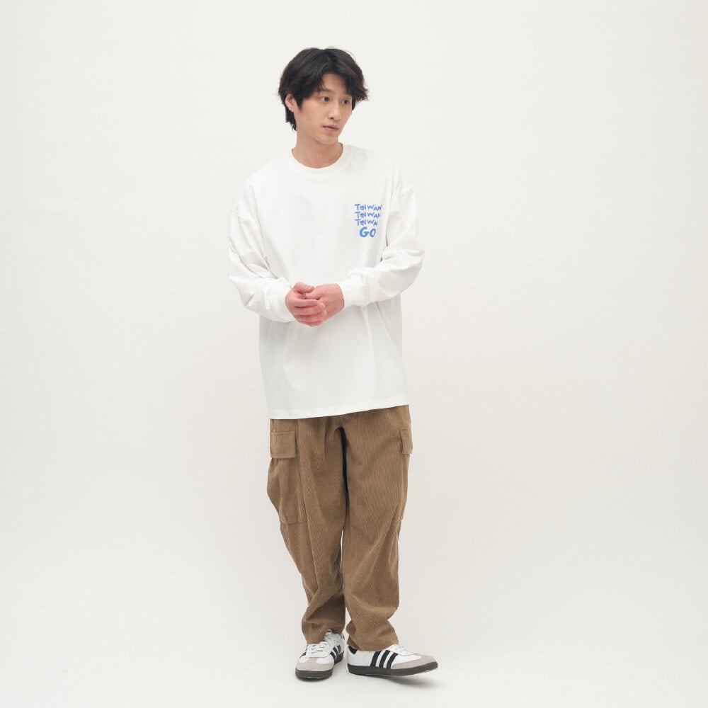 小P社長TAIWAN長袖TEE