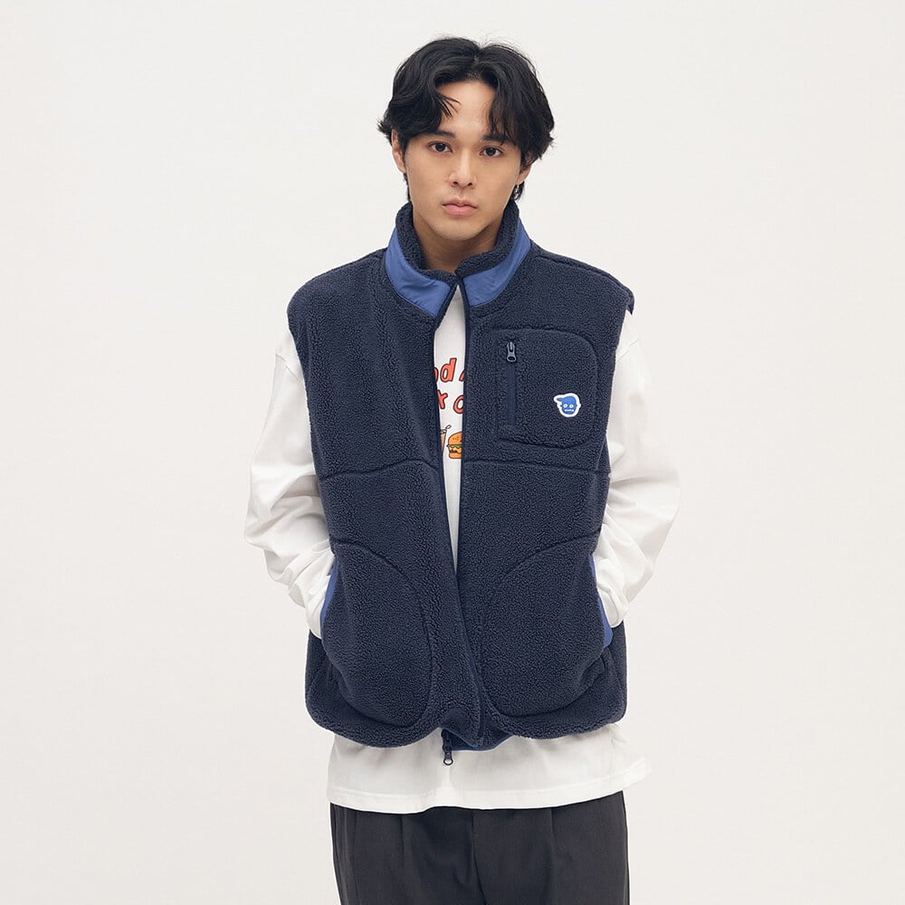 小P社長刷毛背心