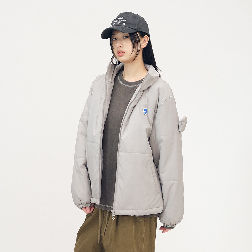 小P社長鋪棉立領外套