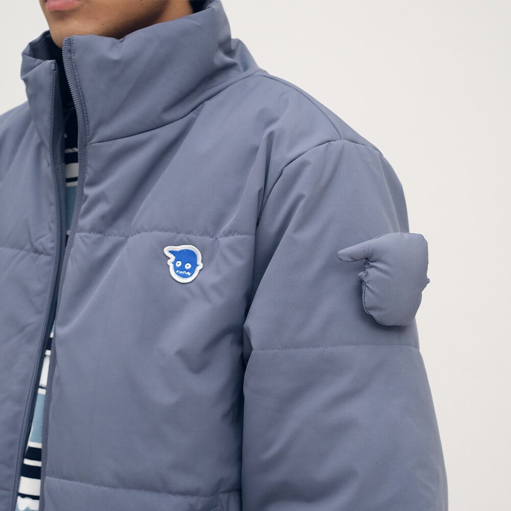 小P社長鋪棉立領外套