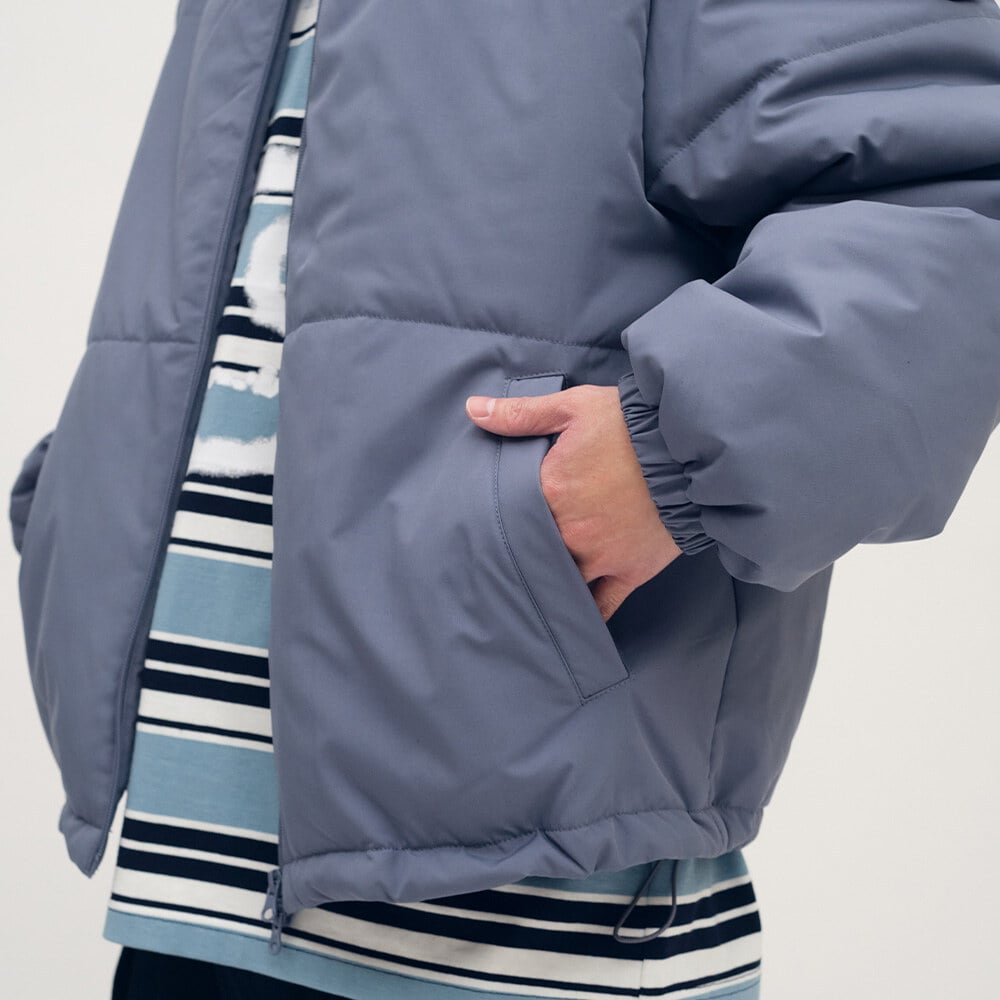 小P社長鋪棉立領外套