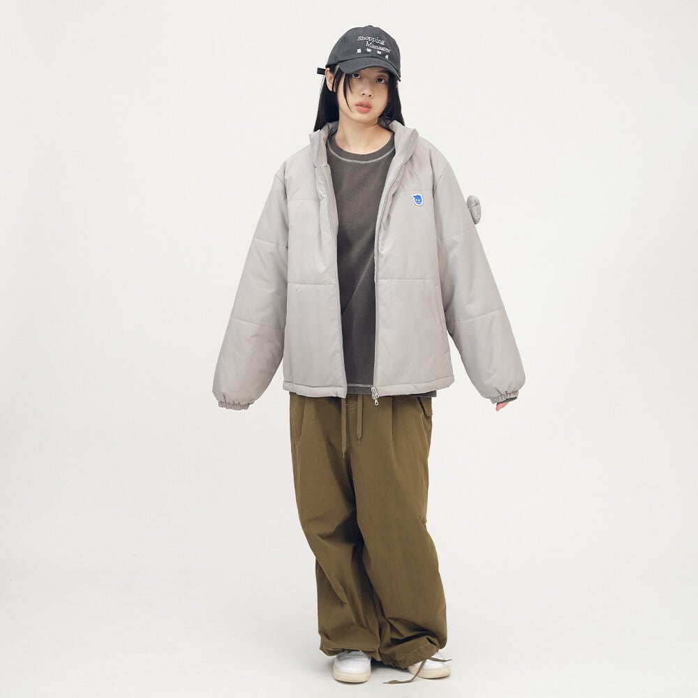 小P社長鋪棉立領外套