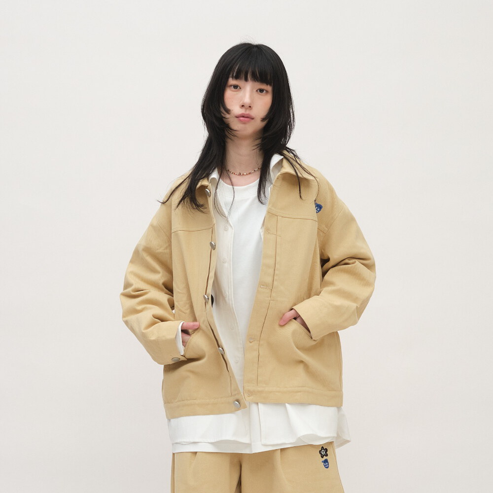 Abei 聯名小P社長刺繡外套