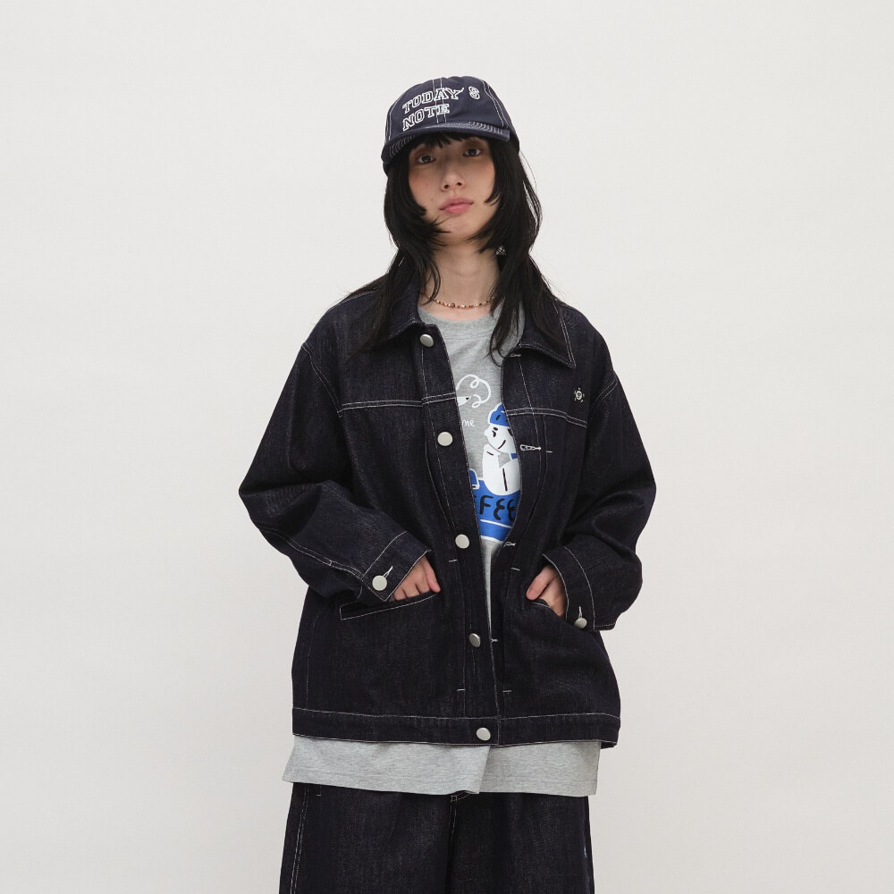 Abei 聯名小P社長刺繡外套