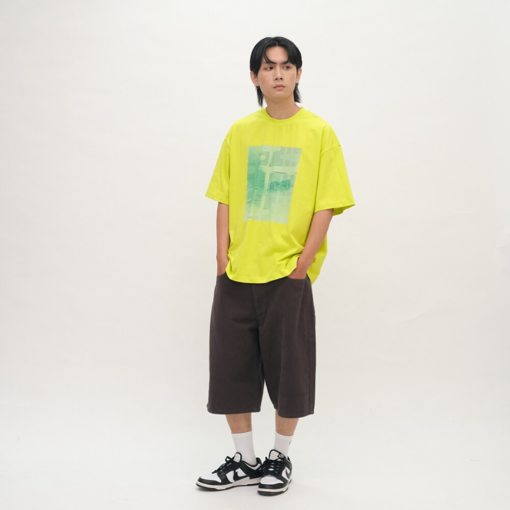 小P社長斜紋七分褲