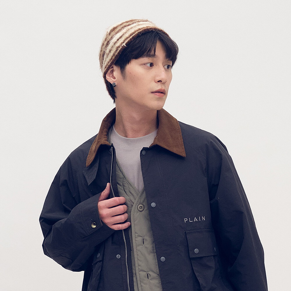 小P社長漸層條紋毛帽