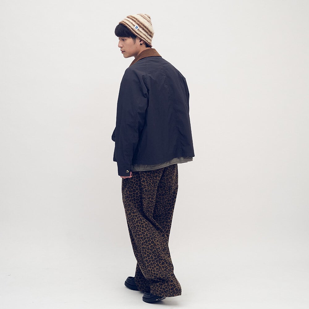 小P社長漸層條紋毛帽