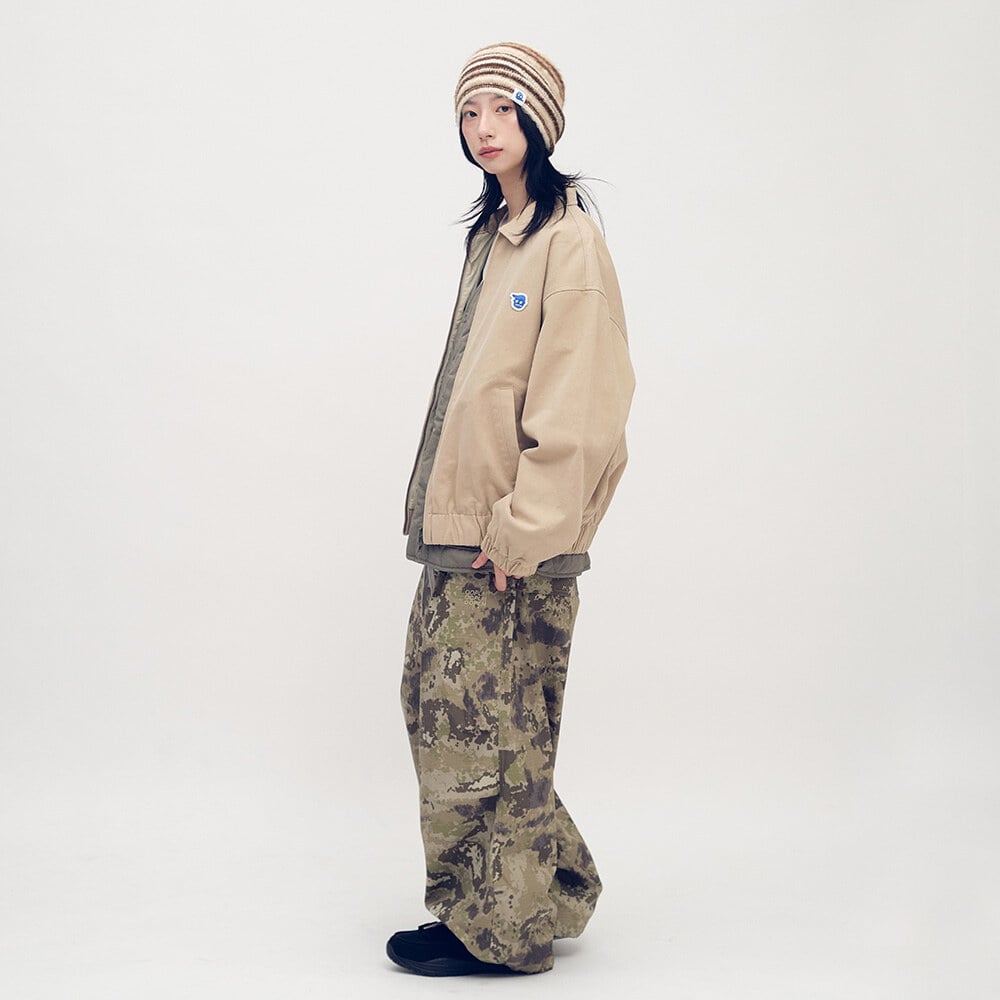 小P社長漸層條紋毛帽