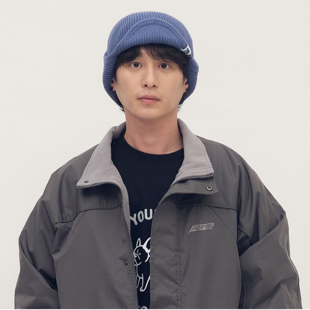 小P社長針織遮耳毛帽