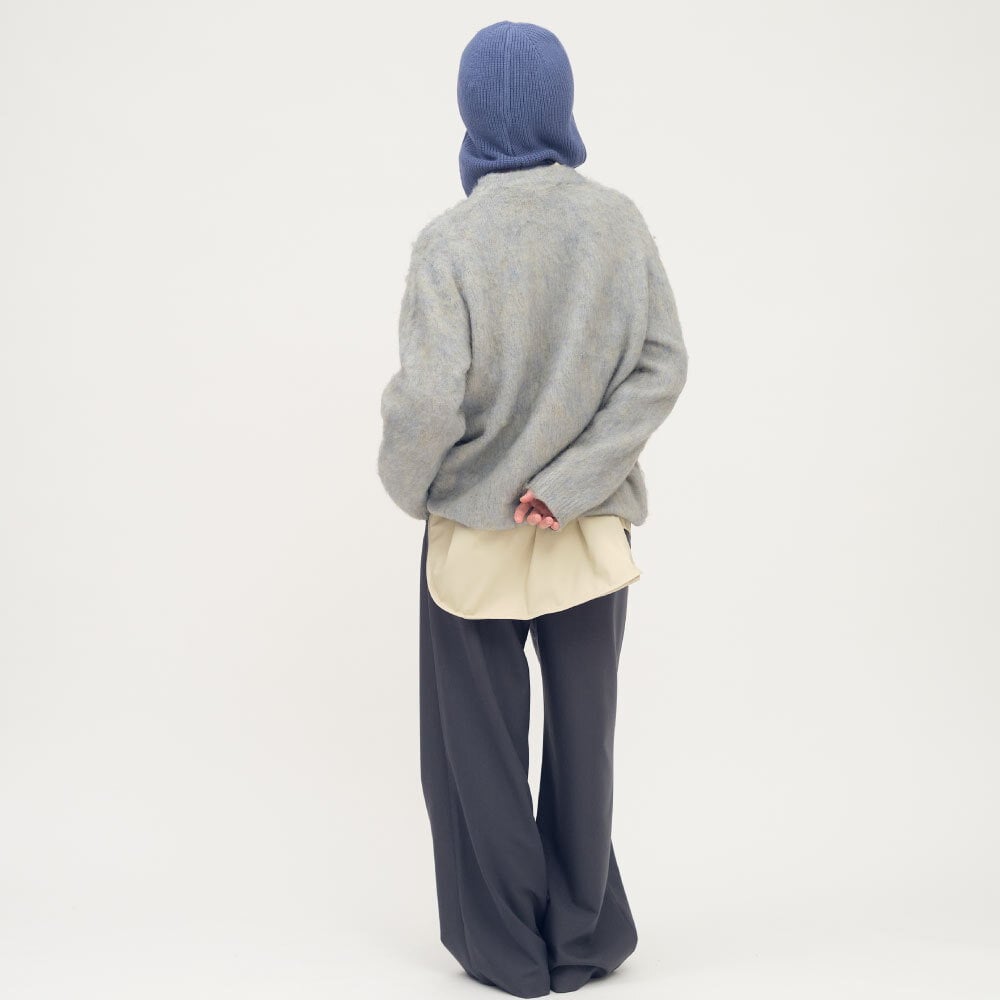 小P社長針織遮耳毛帽