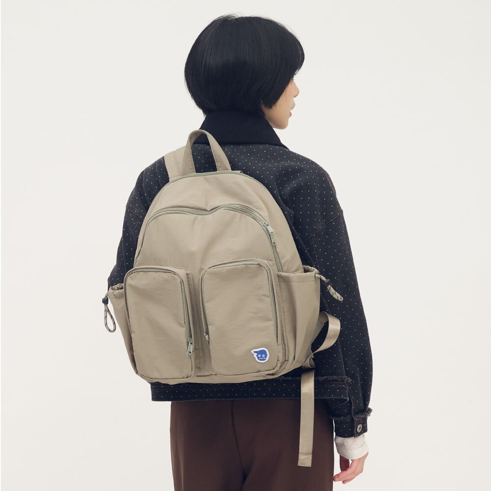 小P社長雙口袋後背包