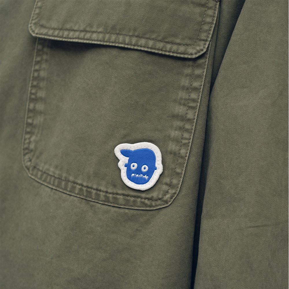 小P社長水洗長袖襯衫