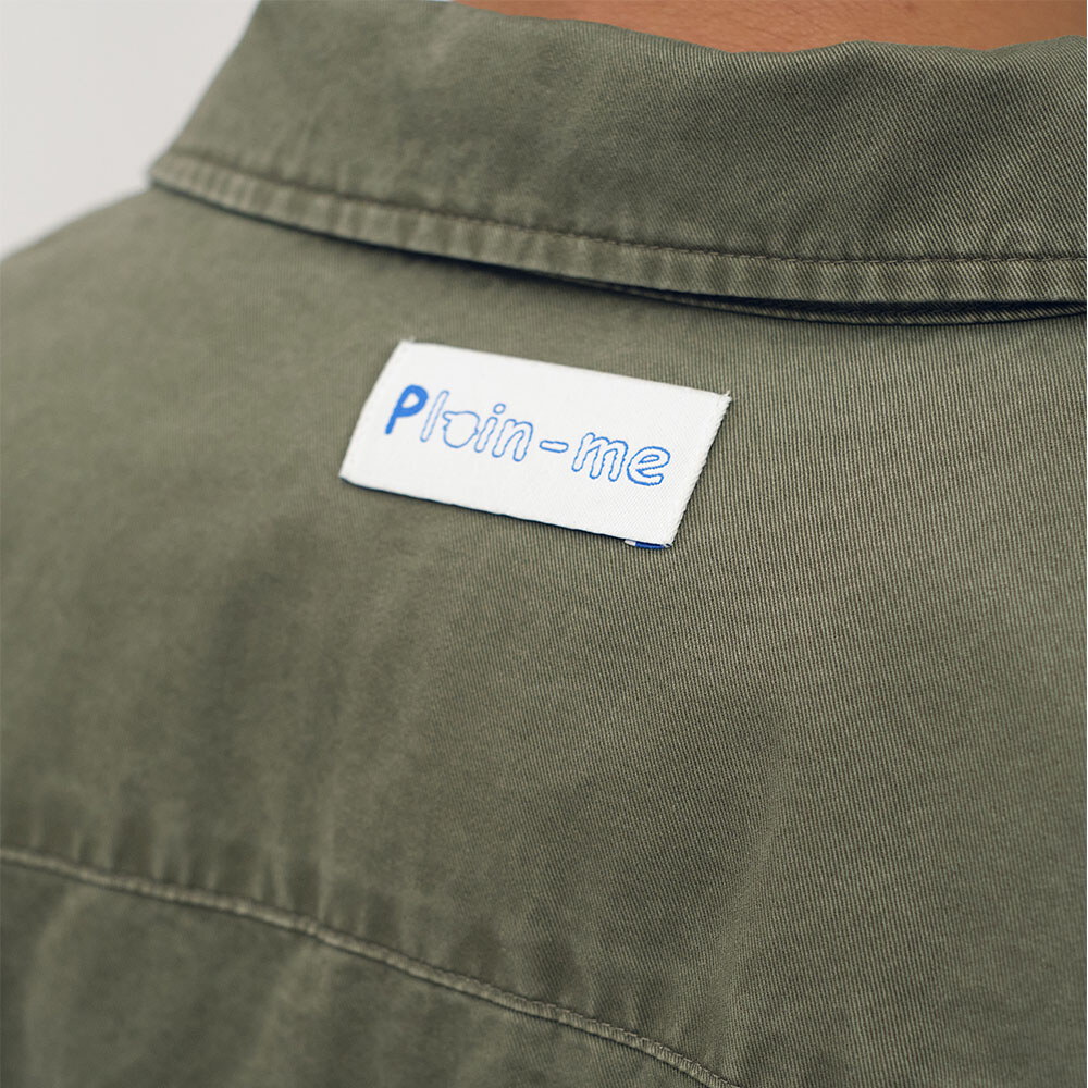 小P社長水洗長袖襯衫