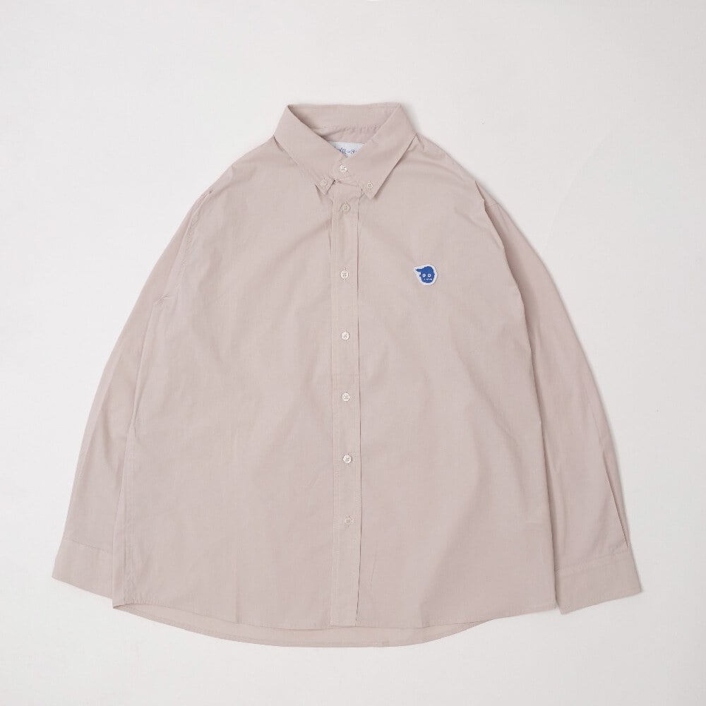 小P社長logo經典BD長袖襯衫