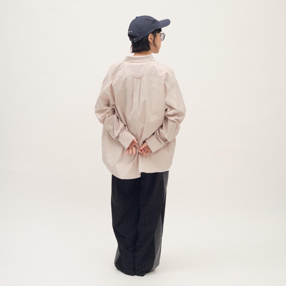 小P社長logo經典BD長袖襯衫