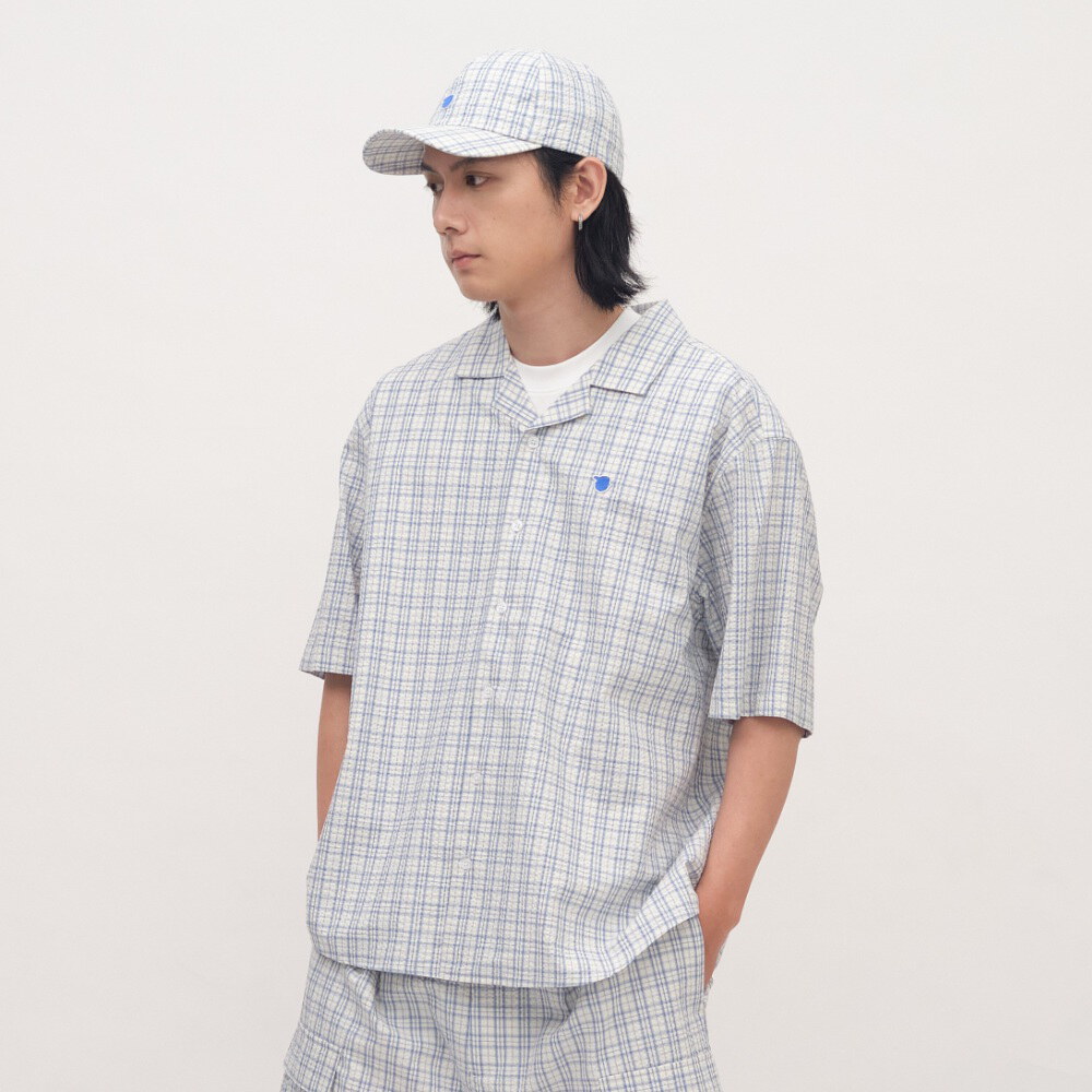 小P社長泡泡紗短袖襯衫