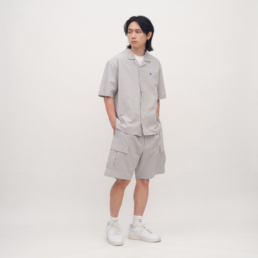 小P社長泡泡紗短袖襯衫