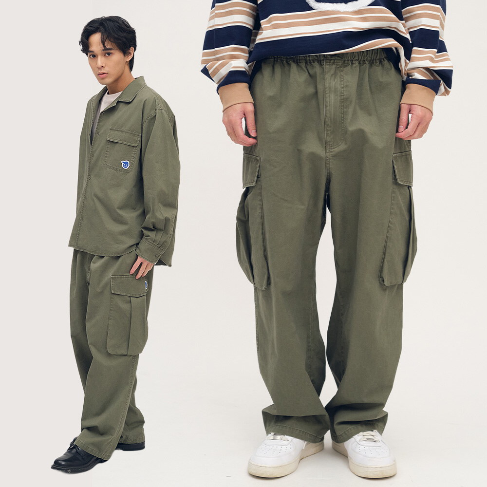 小P社長水洗口袋長褲