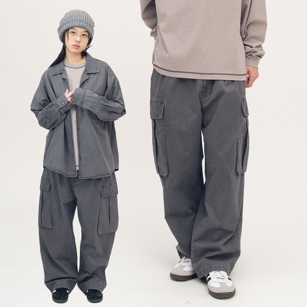 小P社長水洗口袋長褲