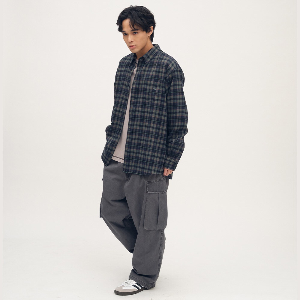 小P社長水洗口袋長褲