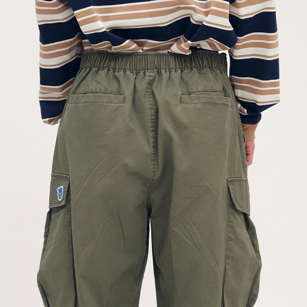 小P社長水洗口袋長褲