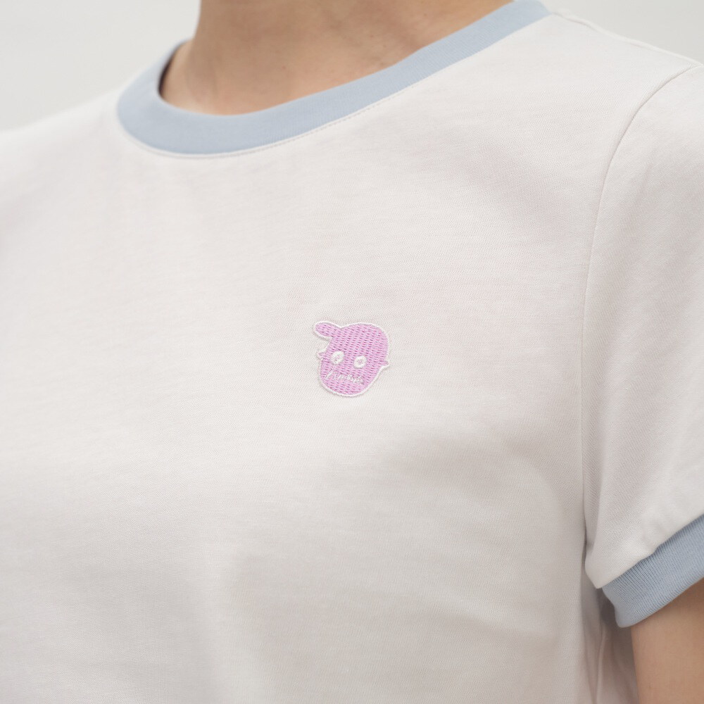 小P社長撞色拼接TEE