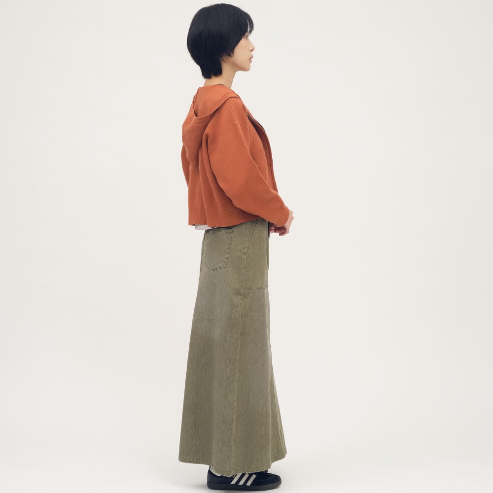 小P社長連帽針織外套