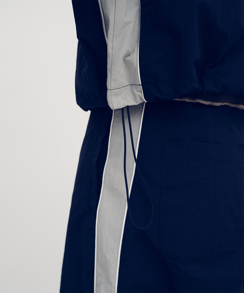 小P社長拼接短版外套