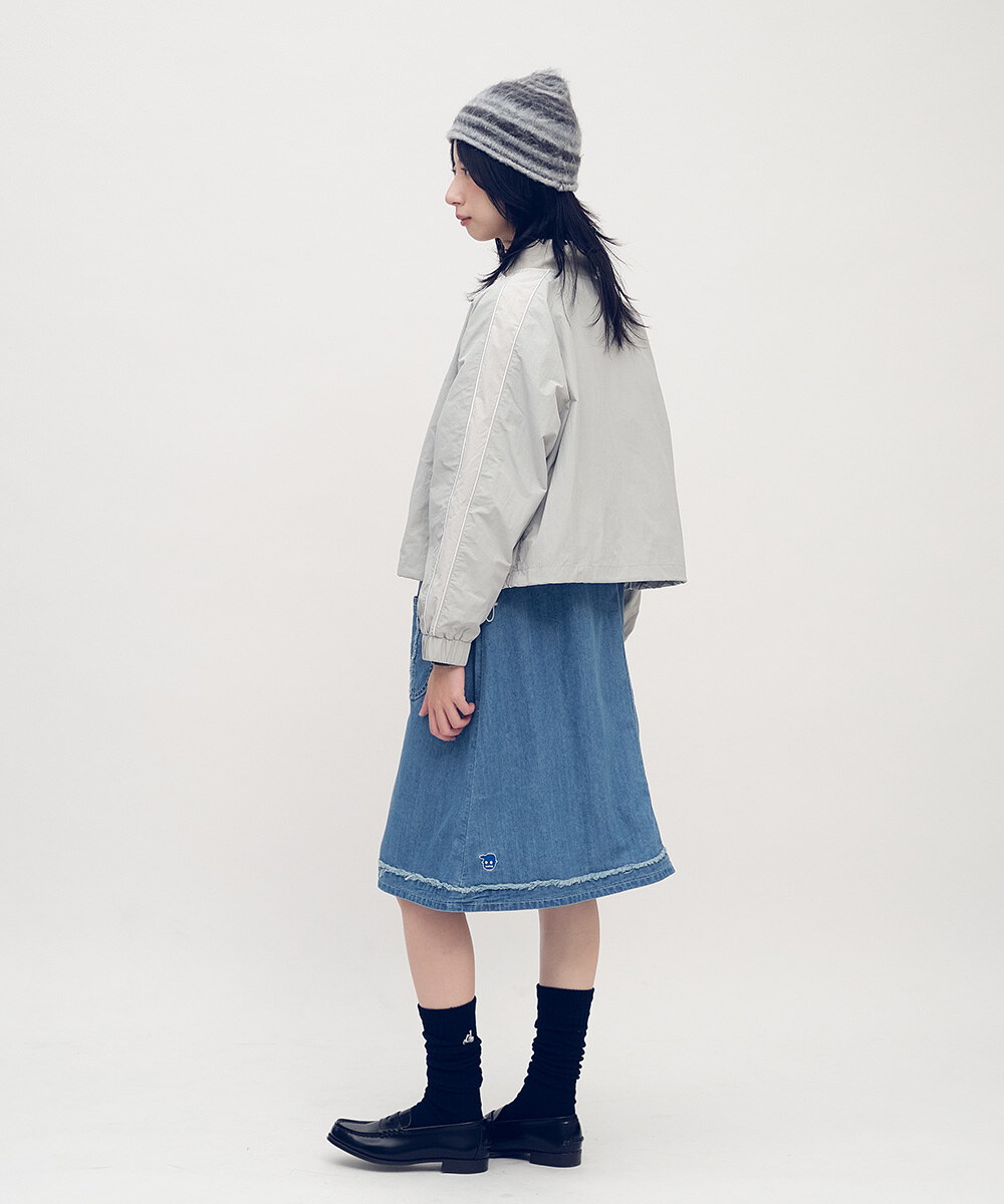 小P社長拼接短版外套