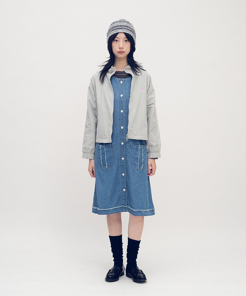 小P社長雙面穿丹寧連身洋裝