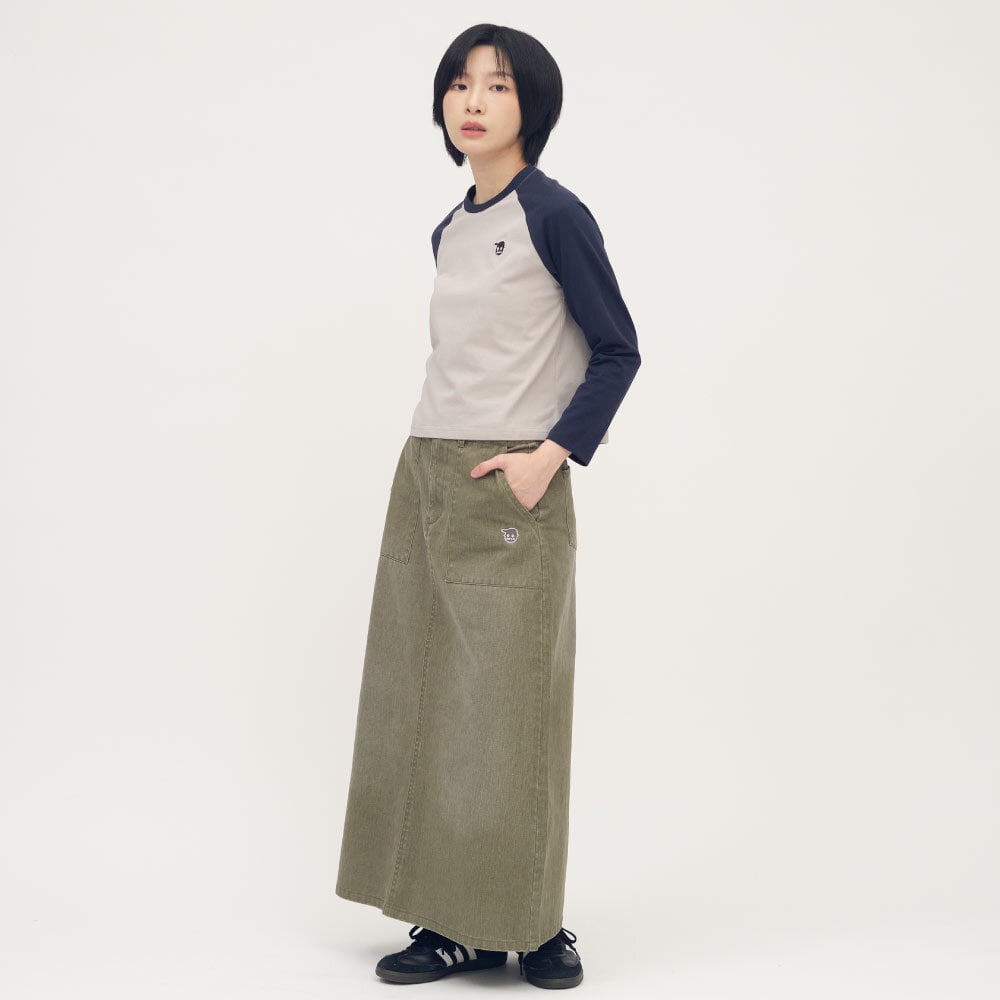 小P社長水洗長裙