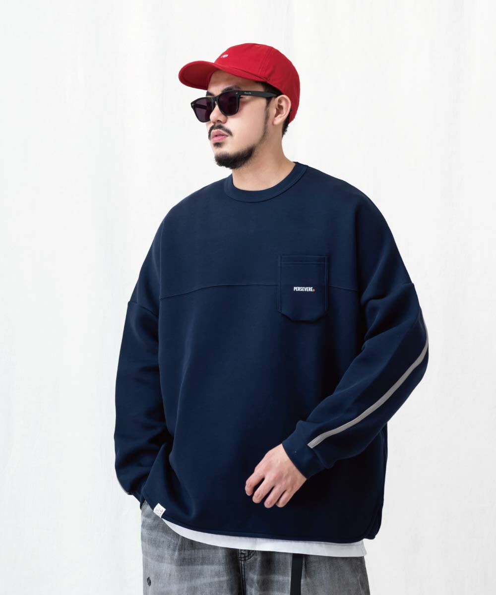 定番口袋長T TRIMMED CLASSIC LONG-SLEEVE POCKET T-SHIRT