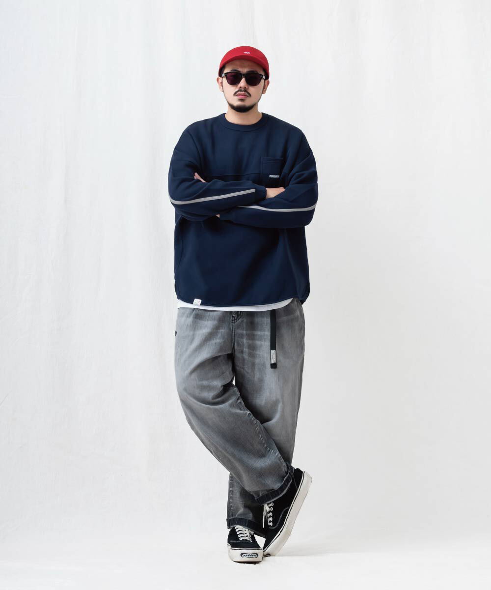 定番口袋長T TRIMMED CLASSIC LONG-SLEEVE POCKET T-SHIRT