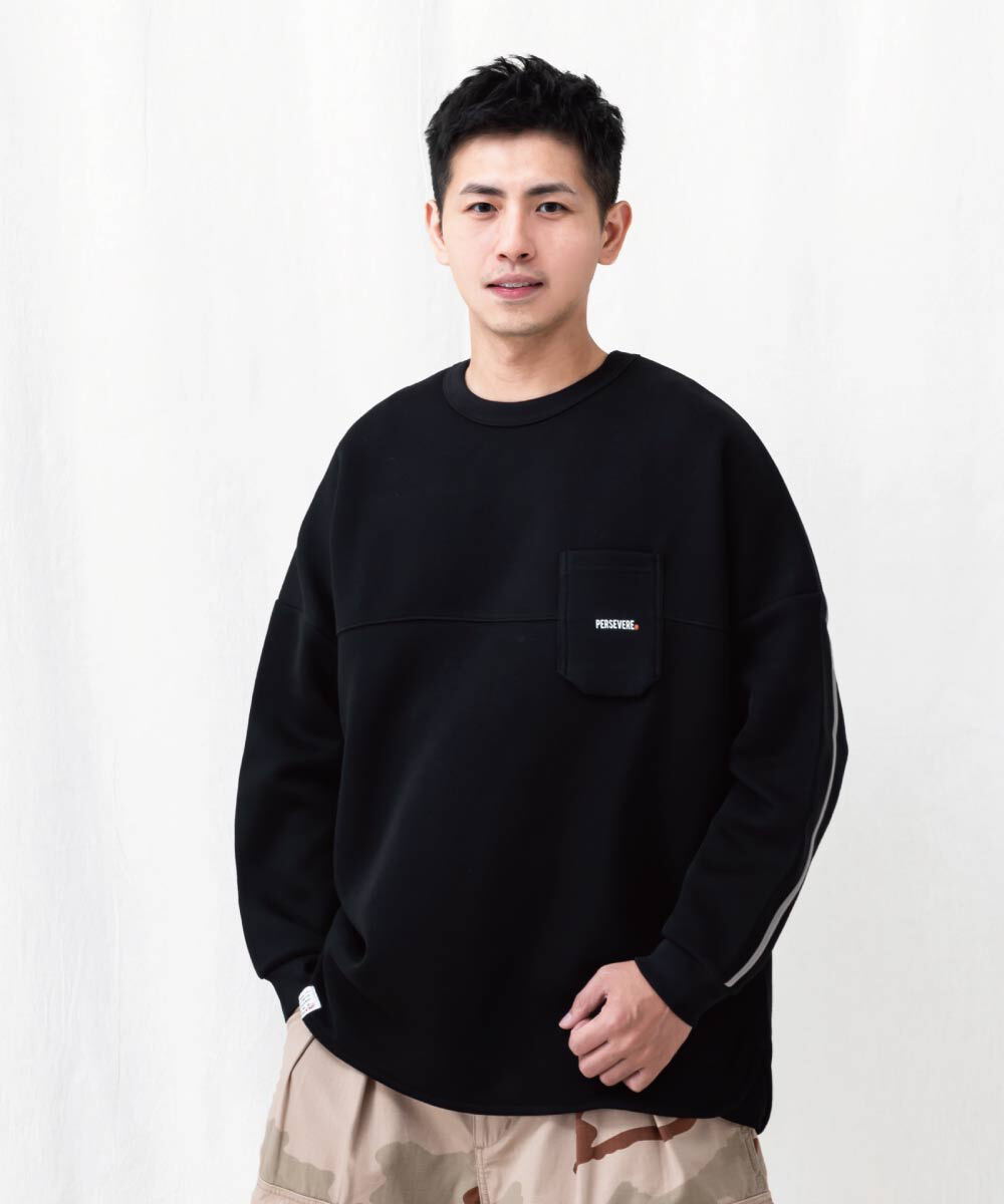 定番口袋長T TRIMMED CLASSIC LONG-SLEEVE POCKET T-SHIRT