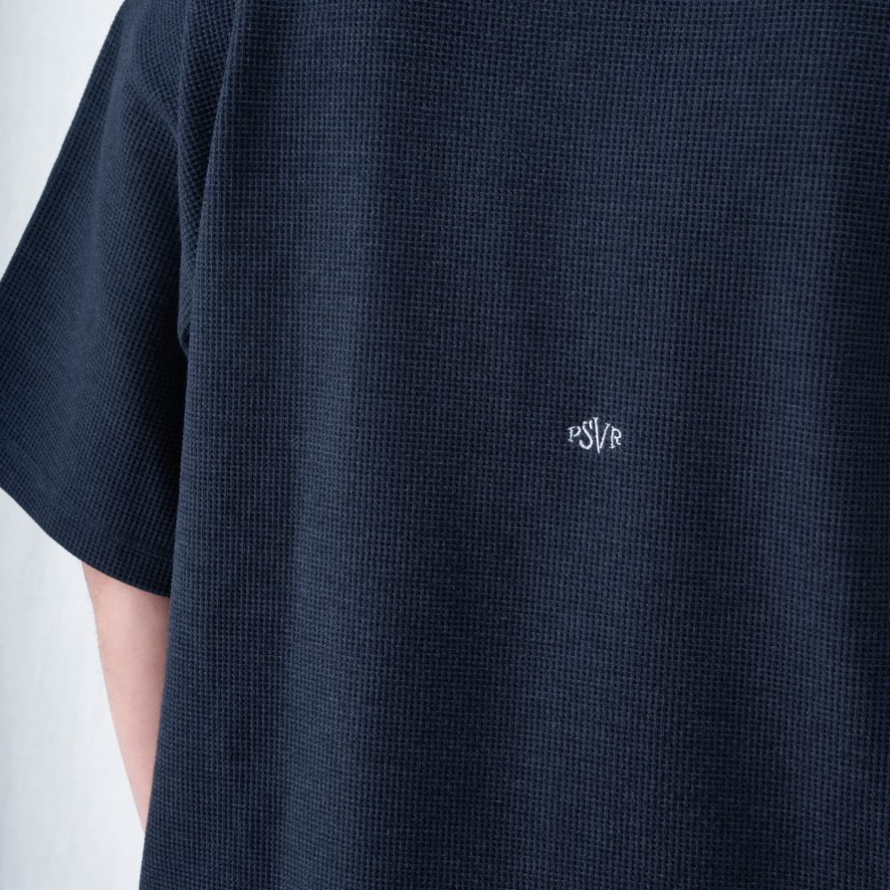 華夫格短袖T恤 TEXTURED WAFFLE KNIT T-SHIRT
