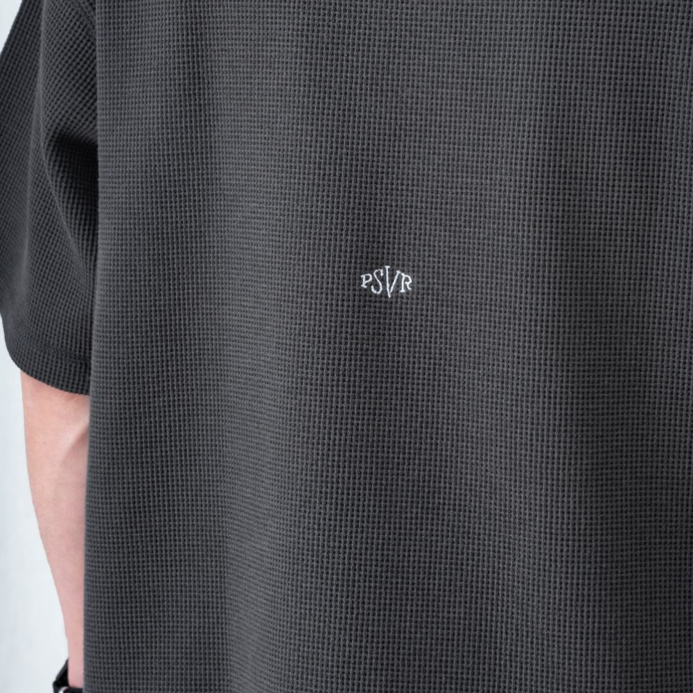 華夫格短袖T恤 TEXTURED WAFFLE KNIT T-SHIRT
