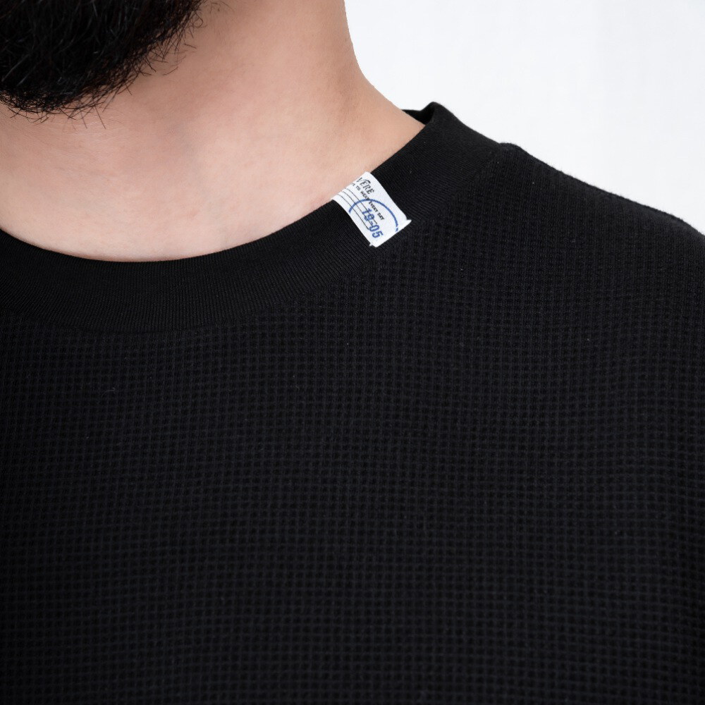 華夫格短袖T恤 TEXTURED WAFFLE KNIT T-SHIRT