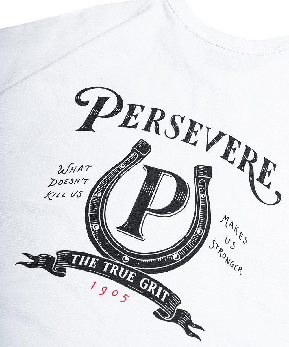 手繪馬蹄鐵圖像T恤 HAND-DRAWN HORSESHOE GRAPHIC T-SHIRT